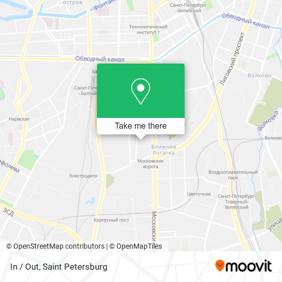 In / Out map