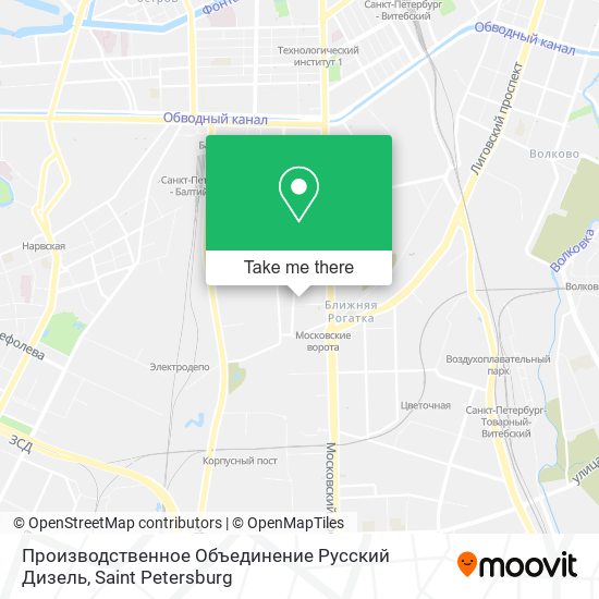 Производственное Объединение Русский Дизель map