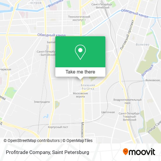 Profitrade Company map