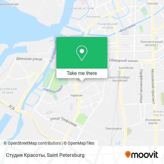 Студия Красоты map