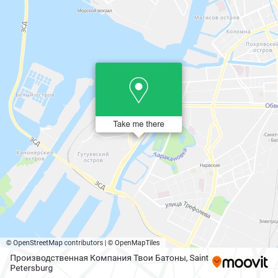 Производственная Компания Твои Батоны map