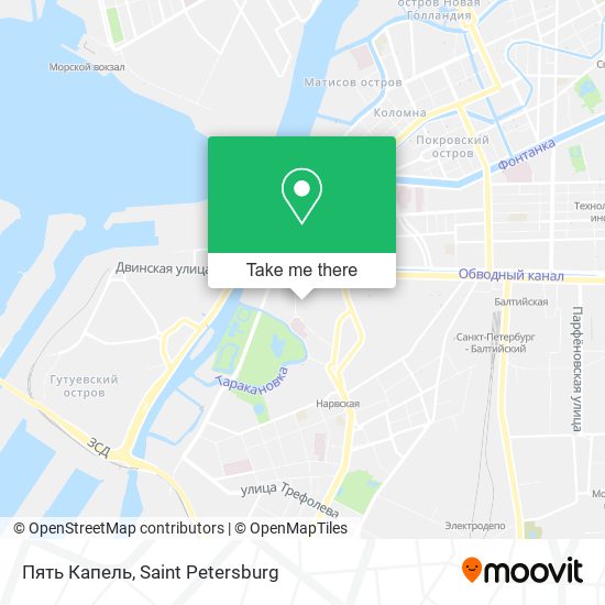 Пять Капель map
