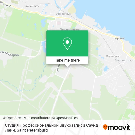 Студия Профессиональной Звукозаписи Саунд Лайн map
