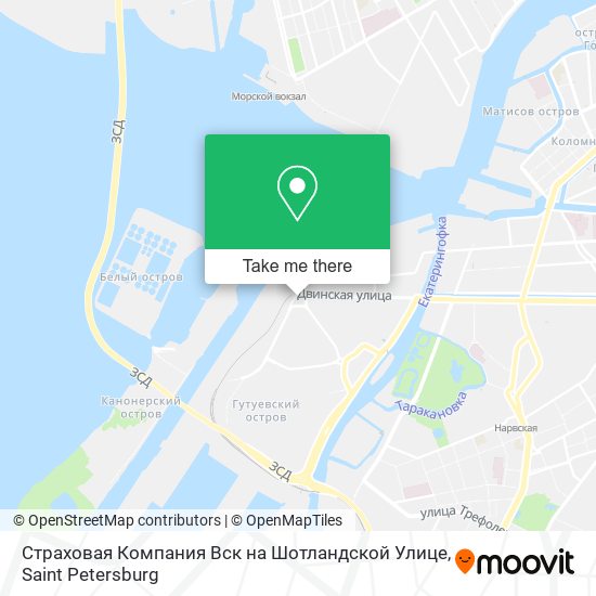 Страховая Компания Вск на Шотландской Улице map