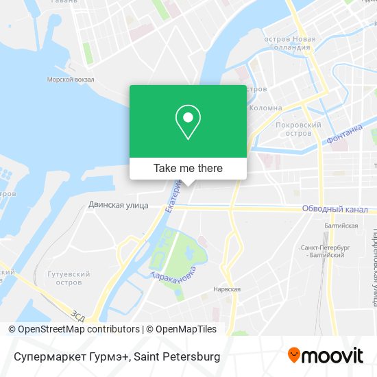 Супермаркет Гурмэ+ map