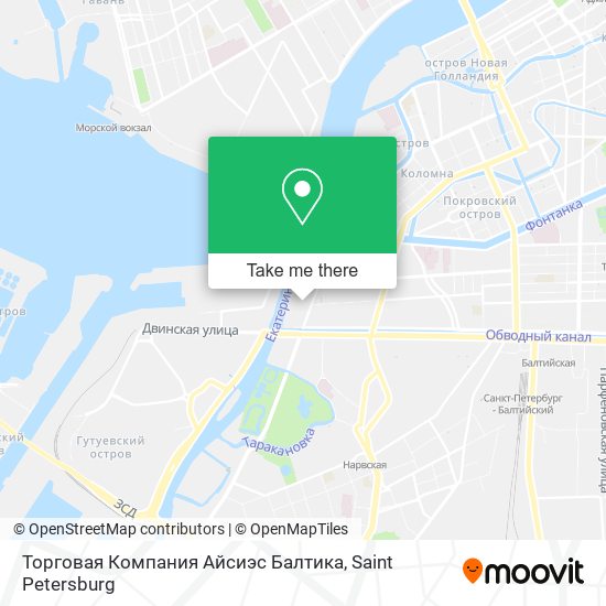 Торговая Компания Айсиэс Балтика map