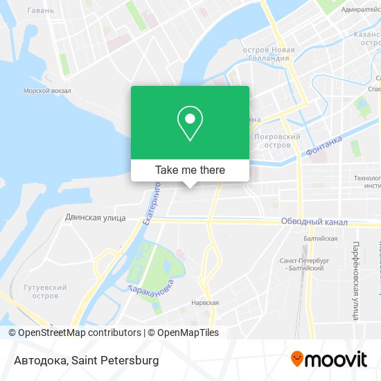 Автодока map