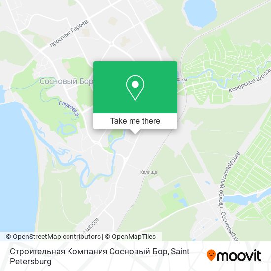 Строительная Компания Сосновый Бор map