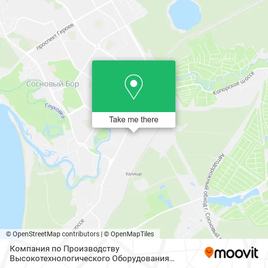 Компания по Производству Высокотехнологического Оборудования Балтийские Технологии map