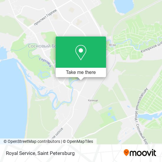 Royal Service map