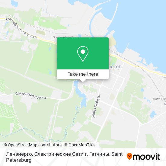 Ленэнерго, Электрические Сети г. Гатчины map