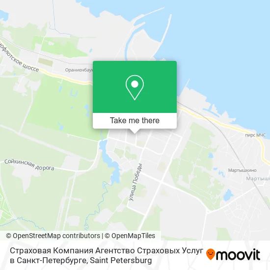 Страховая Компания Агентство Страховых Услуг в Санкт-Петербурге map
