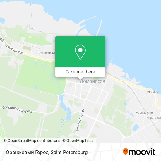 Оранжевый Город map