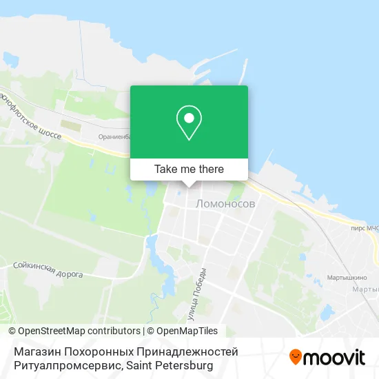 Магазин Похоронных Принадлежностей Ритуалпромсервис map