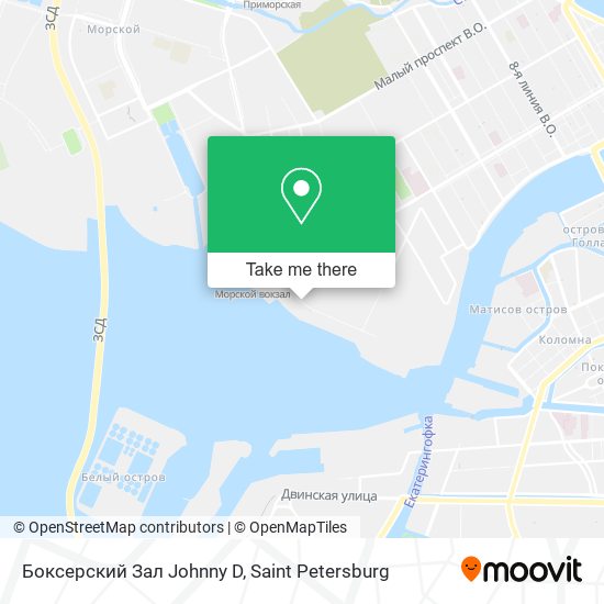 Боксерский Зал Johnny D map