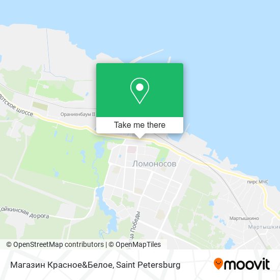 Магазин Красное&Белое map