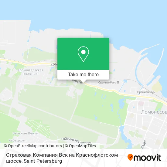 Страховая Компания Вск на Краснофлотском шоссе map