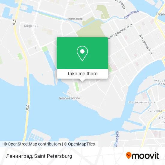 Ленинград map