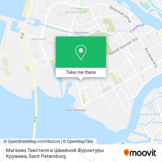 Магазин Текстиля и Швейной Фурнитуры Кружева map