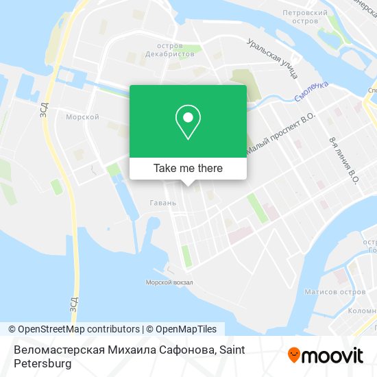 Веломастерская Михаила Сафонова map