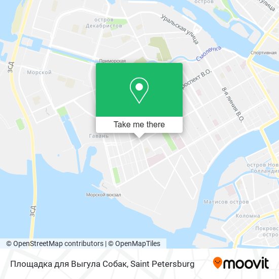 Площадка для Выгула Собак map