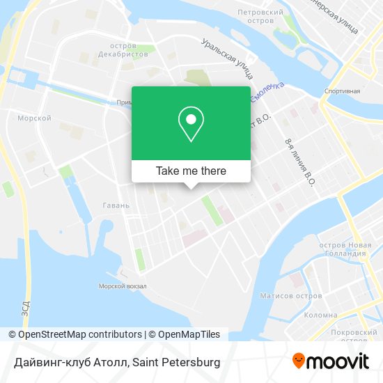 Дайвинг-клуб Атолл map