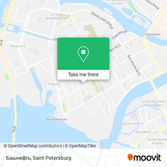 Башнефть map