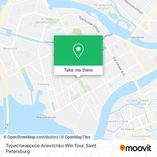 Туристическое Агентство Win Tour map