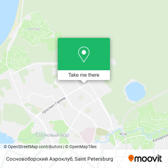 Сосновоборский Аэроклуб map