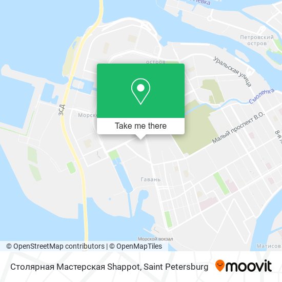 Столярная Мастерская Shappot map