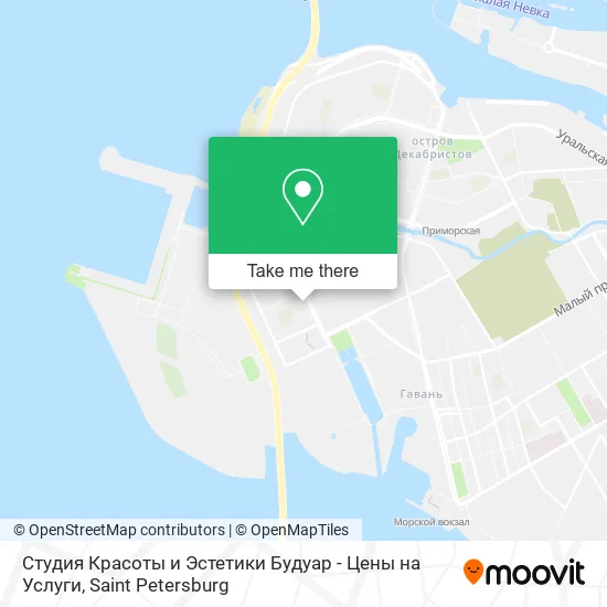 Студия Красоты и Эстетики Будуар - Цены на Услуги map