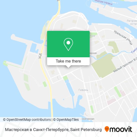 Мастерская в Санкт-Петербурге map