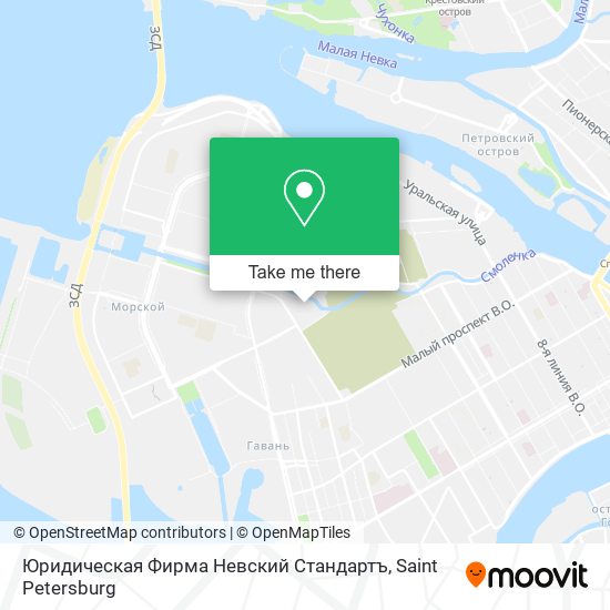 Юридическая Фирма Невский Стандартъ map
