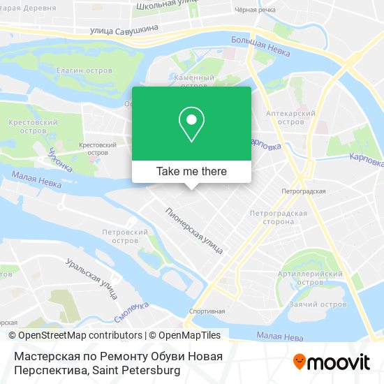 Мастерская по Ремонту Обуви Новая Перспектива map