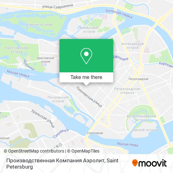 Производственная Компания Аэролит map