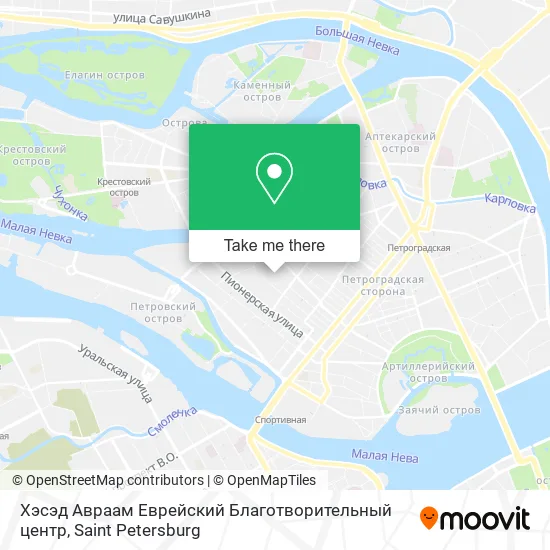 Хэсэд Авраам Еврейский Благотворительный центр map