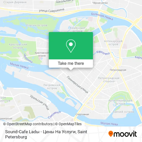 Sound-Cafe Ladы - Цены На Услуги map