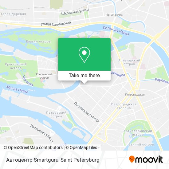 Автоцентр Smartguru map