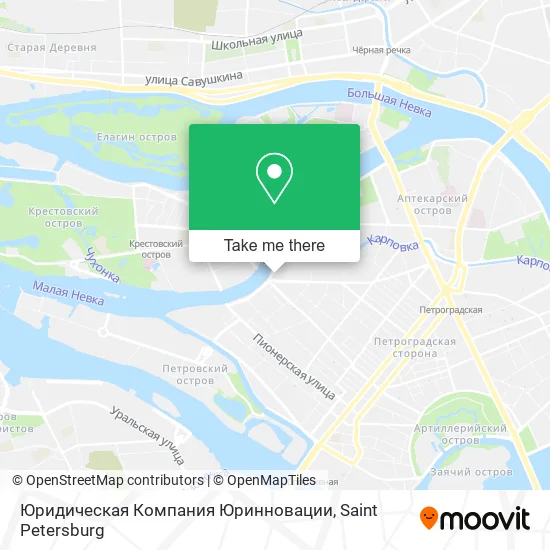 Юридическая Компания Юринновации map