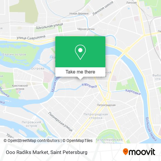 Ooo Radiks Market map