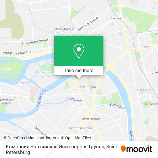 Компания Балтийская Инженерная Группа map