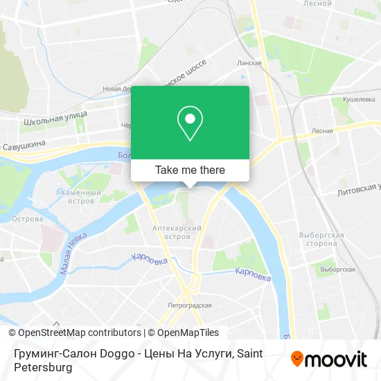 Груминг-Салон Doggo - Цены На Услуги map