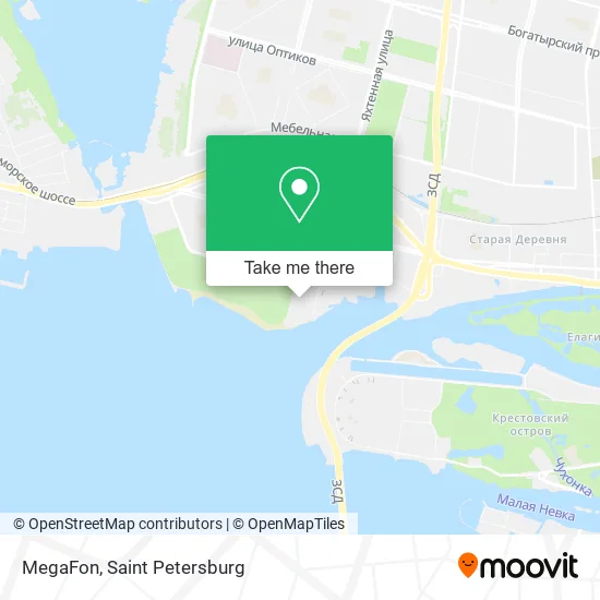 MegaFon map