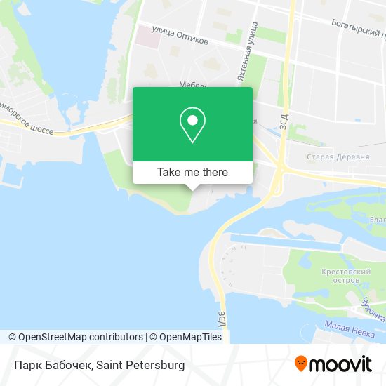 Парк Бабочек map