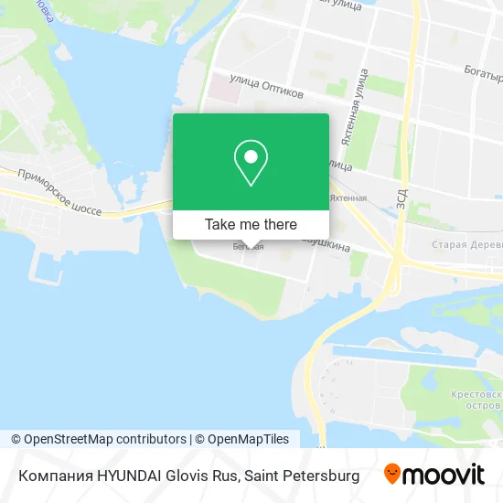 Компания HYUNDAI Glovis Rus map