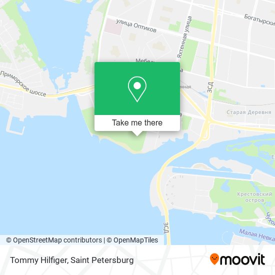 Tommy Hilfiger map