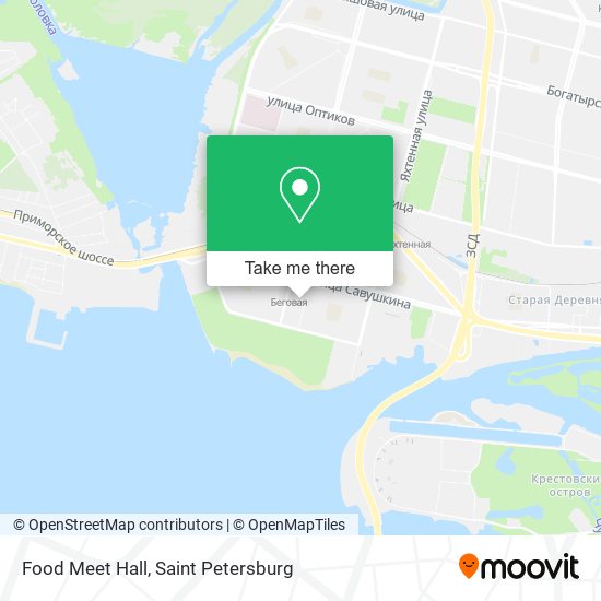 Food Meet Hall map