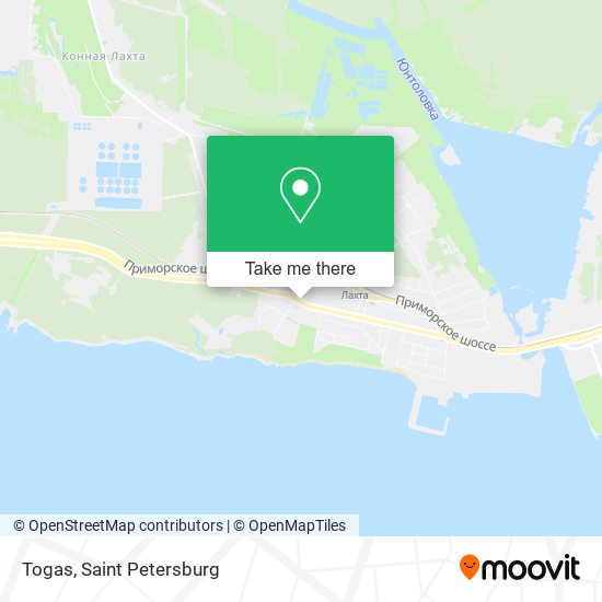 Togas map
