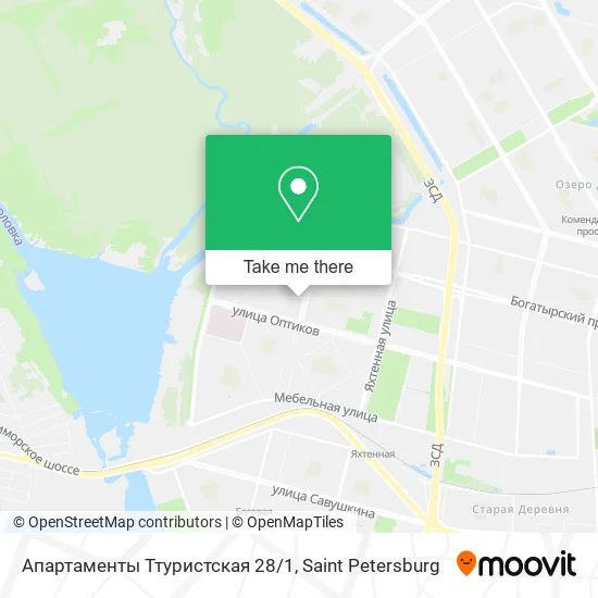 Апартаменты Ттуристская 28/1 map