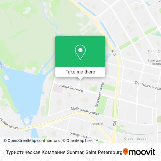 Туристическая Компания Sunmar map
